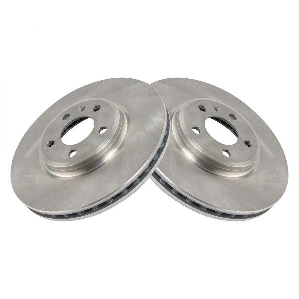 TRQ® - Plain Front Disc Brake Rotors