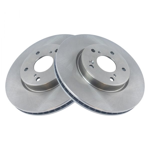 TRQ® - Plain Front Disc Brake Rotors