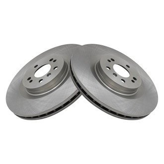 TRQ® - Plain Vented Front Disc Brake Rotors