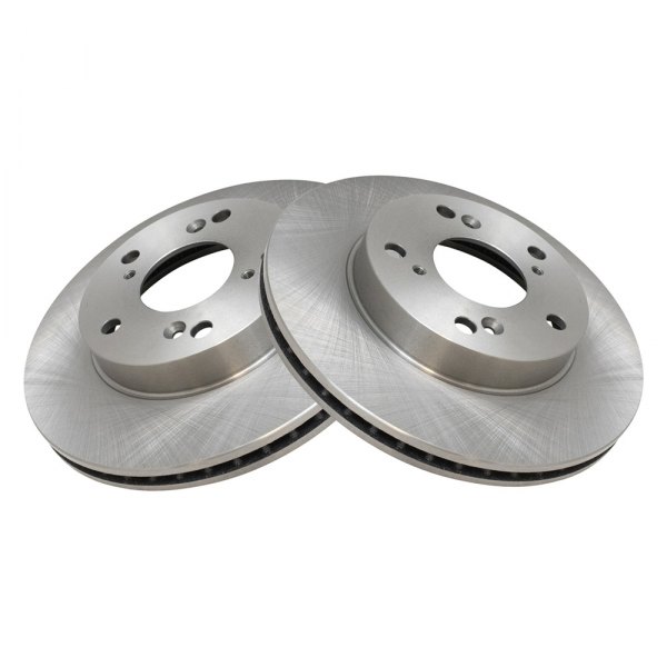 TRQ® - Plain Front Disc Brake Rotors