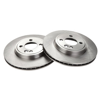 TRQ® - Plain Vented Front Disc Brake Rotors