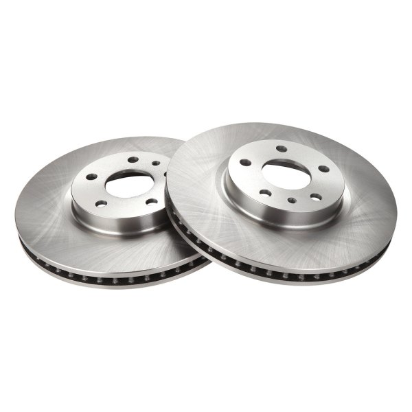 TRQ® - Plain Front Disc Brake Rotors