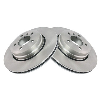 TRQ® - Plain Vented Rear Disc Brake Rotors