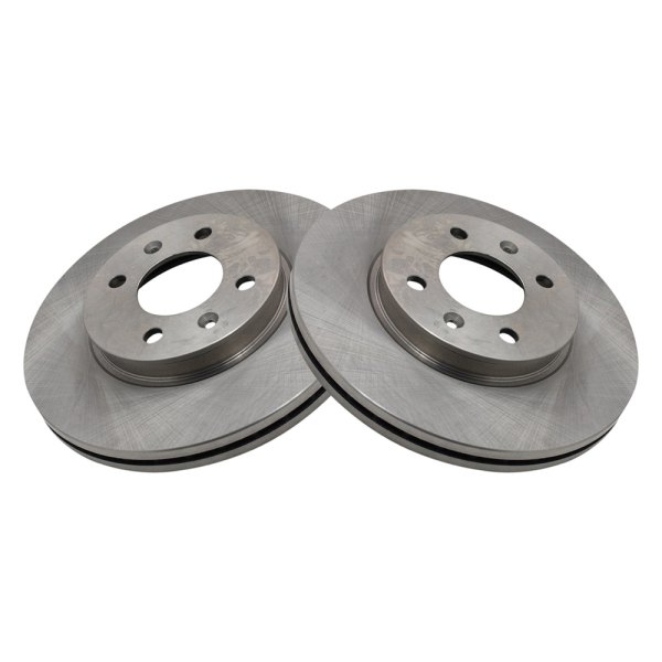 TRQ® - Plain Front Disc Brake Rotors