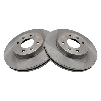 TRQ® - Plain Vented Front Disc Brake Rotors
