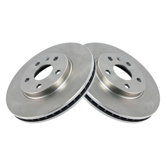 TRQ® - Plain Vented Front Disc Brake Rotors