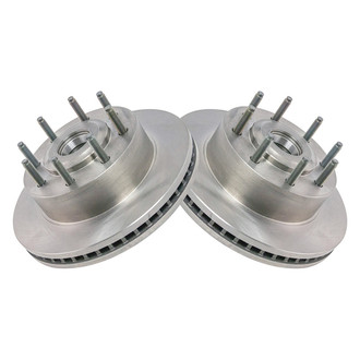 TRQ® - Plain Vented Front Disc Brake Rotors