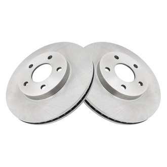 TRQ® - Plain Vented Front Disc Brake Rotors