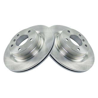 TRQ® - Plain Vented Rear Disc Brake Rotors