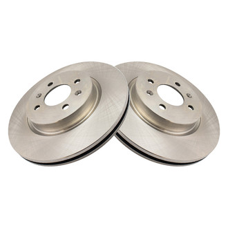 TRQ® - Plain Vented Front Disc Brake Rotors