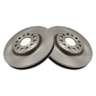 TRQ® - Plain Vented Front Disc Brake Rotors