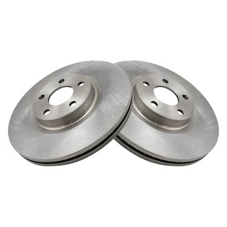 TRQ® - Plain Vented Front Disc Brake Rotors