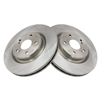 TRQ® - Plain Vented Front Disc Brake Rotors