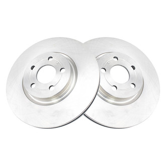 TRQ® - Plain Vented Front Disc Brake Rotors