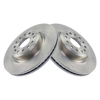 TRQ® - Plain Vented Front Disc Brake Rotors