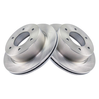 TRQ® - Plain Vented Rear Disc Brake Rotors