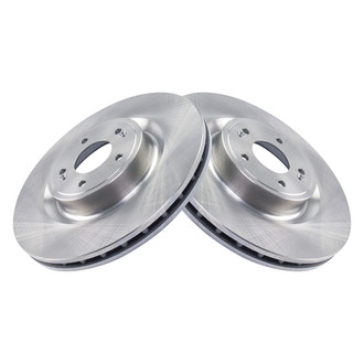 TRQ® - Plain Vented Front Disc Brake Rotors