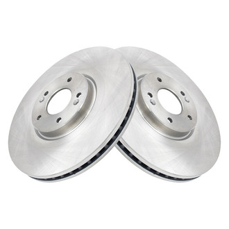 TRQ® - Plain Vented Front Disc Brake Rotors