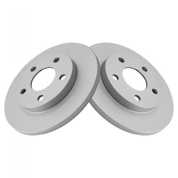 TRQ® - Plain Rear Disc Brake Rotors