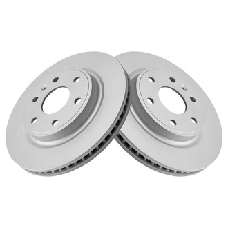 TRQ® - Plain Vented Front Disc Brake Rotors