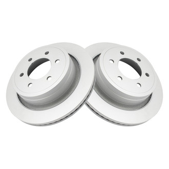 TRQ® - Plain Vented Rear Disc Brake Rotors