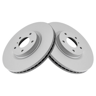 TRQ® - Plain Vented Front Disc Brake Rotors