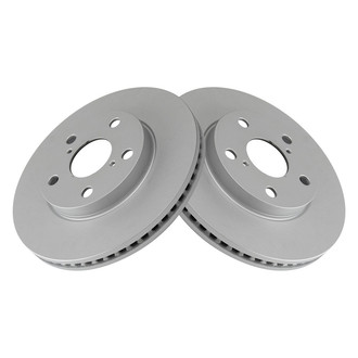 TRQ® - Plain Vented Front Disc Brake Rotors