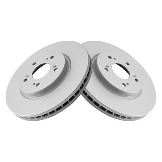 TRQ® - Plain Vented Front Disc Brake Rotors