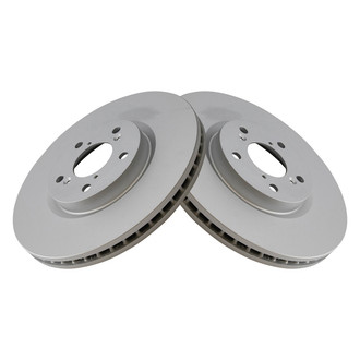 TRQ® - Plain Vented Front Disc Brake Rotors