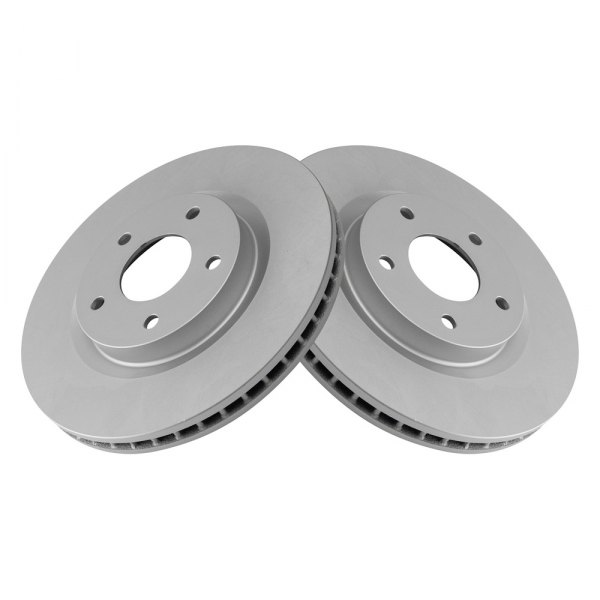 TRQ® - Plain Front Disc Brake Rotors