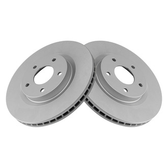 TRQ® - Plain Vented Front Disc Brake Rotors