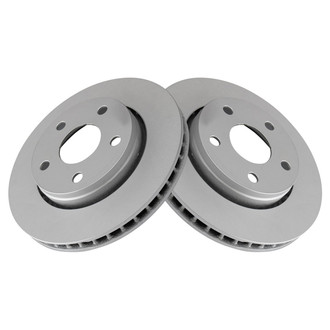 TRQ® - Plain Vented Front Disc Brake Rotors