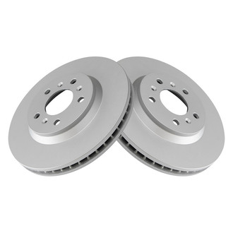 TRQ® - Plain Vented Front Disc Brake Rotors