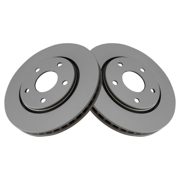 TRQ® - Plain Front Disc Brake Rotors