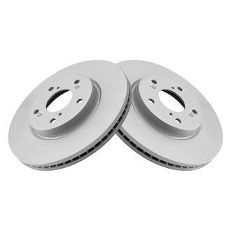 TRQ® - Plain Vented Front Disc Brake Rotors