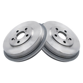 TRQ® - Rear Driver and Passenger Side Drum Brake Shoes