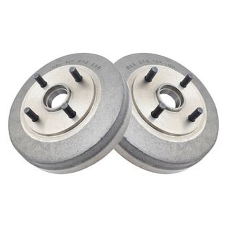 TRQ® - Rear Driver and Passenger Side Brake Drums
