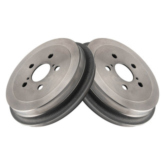 TRQ® - Rear Driver and Passenger Side Brake Drums