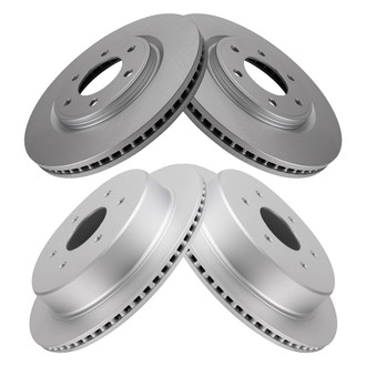 TRQ® - Front and Rear Disc Brake Rotors