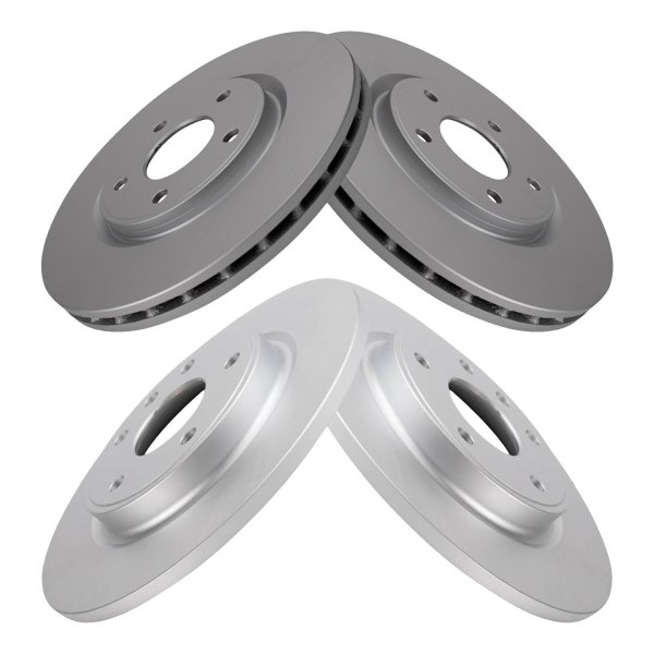 TRQ® - 4-Piece Brake Rotor Set