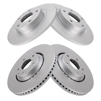 TRQ® - Front and Rear Disc Brake Rotors