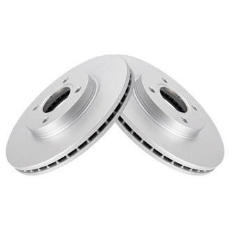 TRQ® - Plain Vented Front Disc Brake Rotors