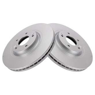 TRQ® - Plain Vented Front Disc Brake Rotors