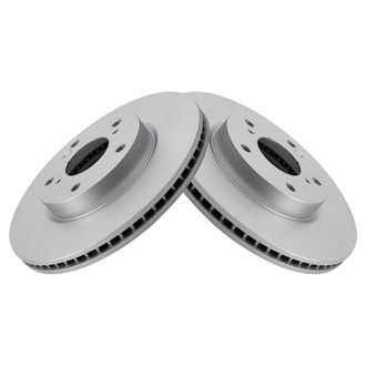 TRQ® - Plain Vented Front Disc Brake Rotors