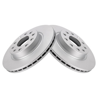 TRQ® - Plain Vented Front Disc Brake Rotors