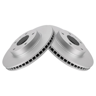 TRQ® - Plain Vented Front Disc Brake Rotors