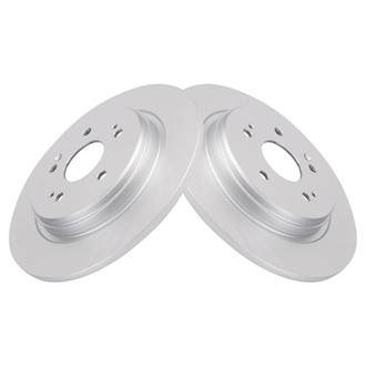 TRQ® - Solid Rear Disc Brake Rotors