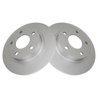 TRQ® - Solid Rear Disc Brake Rotors