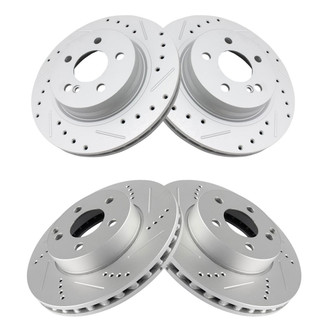 TRQ® - 2-Piece Brake Rotor Set