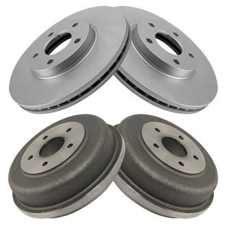 TRQ® - Front and Rear Disc Brake Rotors